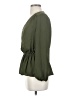 a.n.a. A New Approach 100% Polyester Green 3/4 Sleeve Blouse Size XS - photo 5