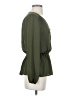 a.n.a. A New Approach 100% Polyester Green 3/4 Sleeve Blouse Size XS - photo 4