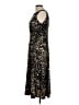 Perceptions Animal Print Black Cocktail Dress Size 12 - photo 5