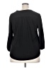 TWO by Vince Camuto Black 3/4 Sleeve Blouse Size XXL - photo 2
