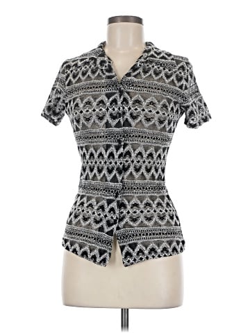 Charlotte Russe Short Sleeve Blouse (view 1)