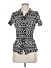 Charlotte Russe 100% Polyester Gray Short Sleeve Blouse Size 6 - photo 1