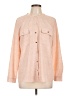 Fred David Tweed Orange Long Sleeve Blouse Size L - photo 1