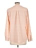 Fred David Tweed Orange Long Sleeve Blouse Size L - photo 2