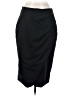 Ecru Solid Black Formal Skirt Size 4 - photo 1