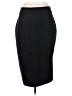 Ecru Solid Black Formal Skirt Size 4 - photo 2