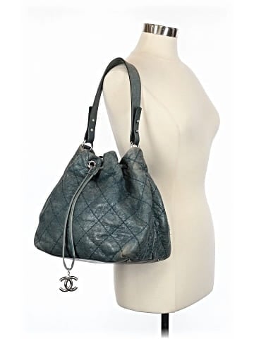 Chanel Quilted Leather On the Road Drawstring Bucket Bag (view 2)
