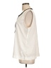 Calvin Klein 100% Polyester Ivory Sleeveless Blouse Size L - photo 5