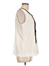 Calvin Klein 100% Polyester Ivory Sleeveless Blouse Size L - photo 4