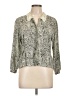 Elegance Paisley Ivory Long Sleeve Blouse Size L (estimated) - photo 1