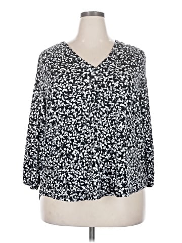 TWO by Vince Camuto 3/4 Sleeve Blouse (view 1)