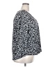 TWO by Vince Camuto Animal Print Black 3/4 Sleeve Blouse Size XXL - photo 4