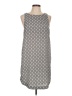 H&M 100% Polyester Graphic Gray Casual Dress Size 10 - photo 1