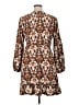 Cider 100% Polyester Animal Print Brown Casual Dress Size 1X - photo 2