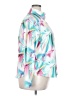Chico's Print Teal Jacket Size XXL (4) - photo 4