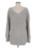 Victoria's Secret 100% Cotton Metallic Silver Pullover Sweater Size M - photo 2