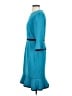 Donna Morgan Teal Cocktail Dress Size 4 - photo 5