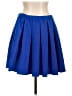 Sugar Lips Solid Blue Casual Skirt Size L (estimated) - photo 1