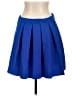 Sugar Lips Solid Blue Casual Skirt Size L (estimated) - photo 2