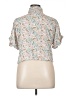 Elena Floral Ivory Short Sleeve Blouse Size 16 - photo 2