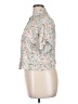 Elena Floral Ivory Short Sleeve Blouse Size 16 - photo 5