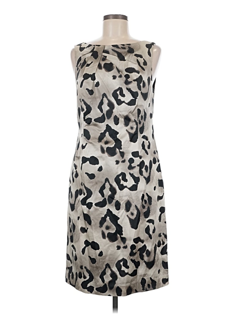 Pre-owned Ann Taylor Cocktail Dress In Gray