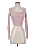 Shein Pink Long Sleeve T-Shirt Size 2 - photo 1