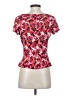 Ann Taylor 100% Polyester Pink Short Sleeve Top Size 4 - photo 2