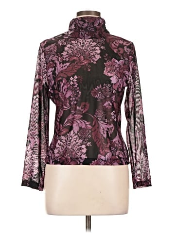 White House Black Market Long Sleeve Blouse (view 1)