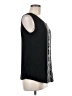 Solitaire 100% Rayon Black Sleeveless Blouse Size M - photo 4
