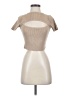 Cider Tan Short Sleeve Turtleneck Size S - photo 1