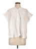 Splendid White Short Sleeve Blouse Size L - photo 1
