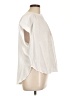 Splendid White Short Sleeve Blouse Size L - photo 4