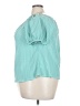 Lane Bryant Teal Short Sleeve Blouse Size 22 - 24 Plus - photo 5