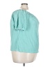 Lane Bryant Teal Short Sleeve Blouse Size 22 - 24 Plus - photo 4