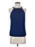 Express 100% Polyester Blue Sleeveless Blouse Size S - photo 1