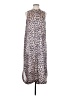ALLSAINTS 100% Polyester Animal Print Silver Casual Dress Size S - photo 1