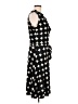 Leota Argyle Black Casual Dress Size L - photo 4