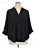 Torrid 100% Polyester Black 3/4 Sleeve Blouse Size 1X Plus (1) - photo 1