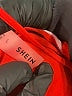 Shein Solid Red Swimsuit Top Size L - photo 3