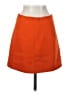 Zara Solid Orange Casual Skirt Size S - photo 2