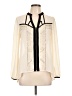 Do & Be 100% Polyester Ivory Long Sleeve Blouse Size L - photo 1