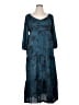 Soma 100% Polyester Teal Casual Dress Size XL - photo 1