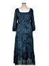 Soma 100% Polyester Teal Casual Dress Size XL - photo 2
