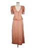 Danielle Bernstein 100% Polyester Tan Casual Dress Size 6 - photo 1