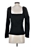Something Navy Black Long Sleeve Top Size M - photo 2