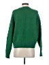 Hooked Up Solid Green Pullover Sweater Size M - photo 2