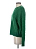 Hooked Up Solid Green Pullover Sweater Size M - photo 5