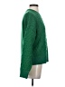 Hooked Up Solid Green Pullover Sweater Size M - photo 4