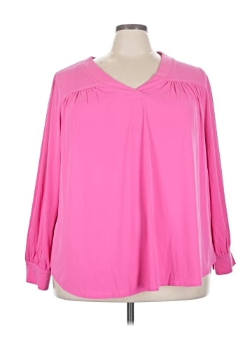 Lane Bryant 3/4 Sleeve T-Shirt (view 1)